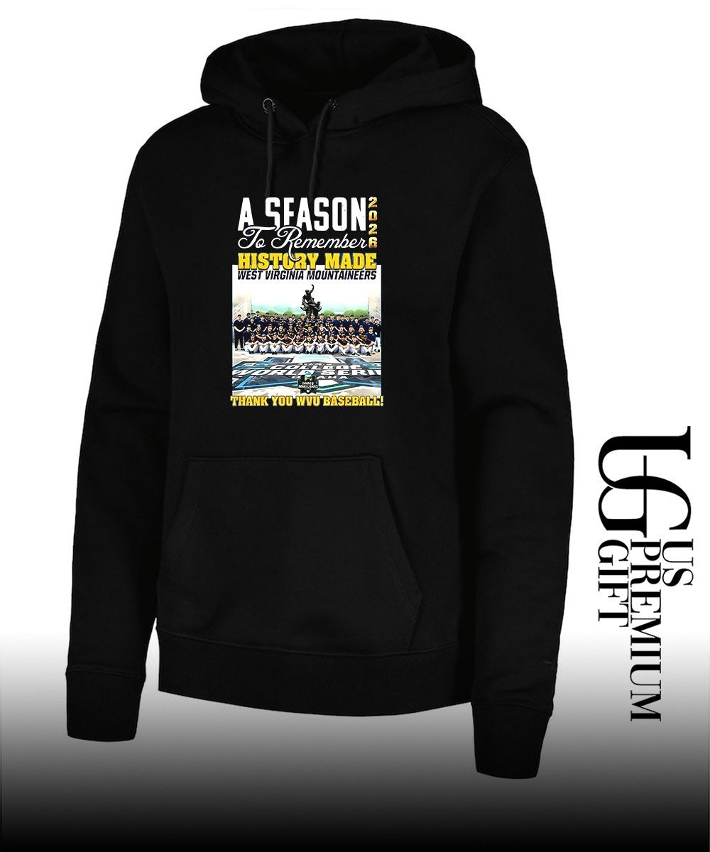 A Season 2026 To Remember History Made West Virginia Mountaineers shirt