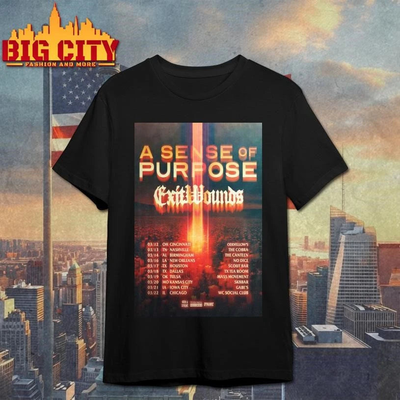 A Sense of Purpose Tour 2026 Poster Shirt