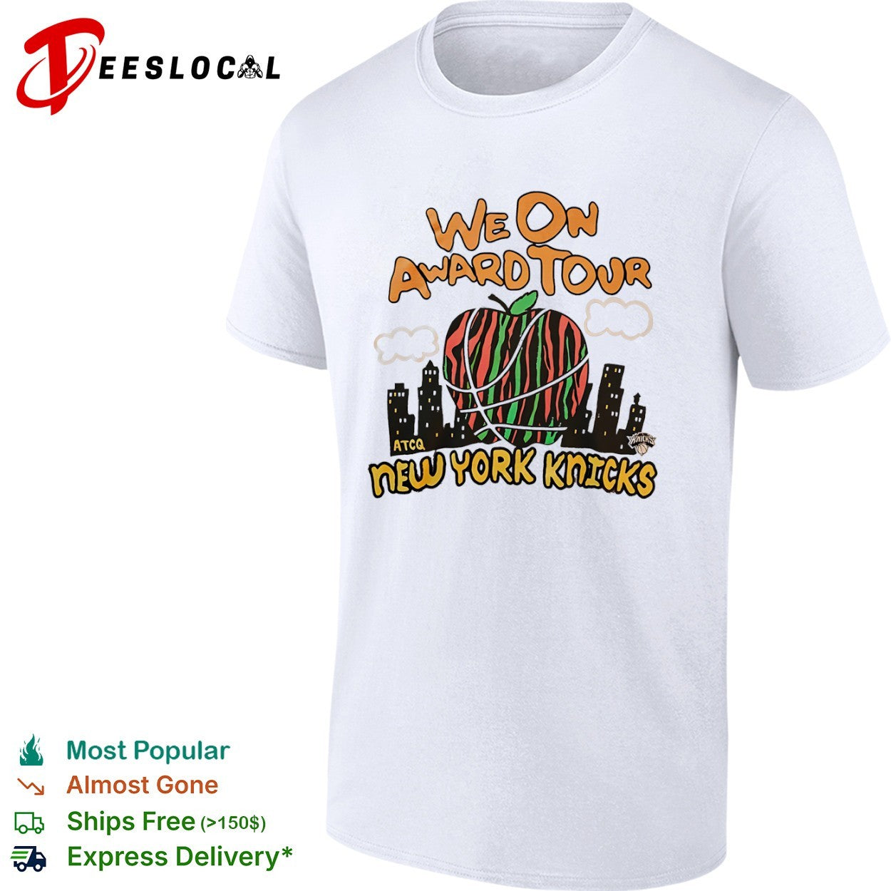 A Tribe Called Quest We on Award Tour New York Knicks NBA Basketball Fan shirt