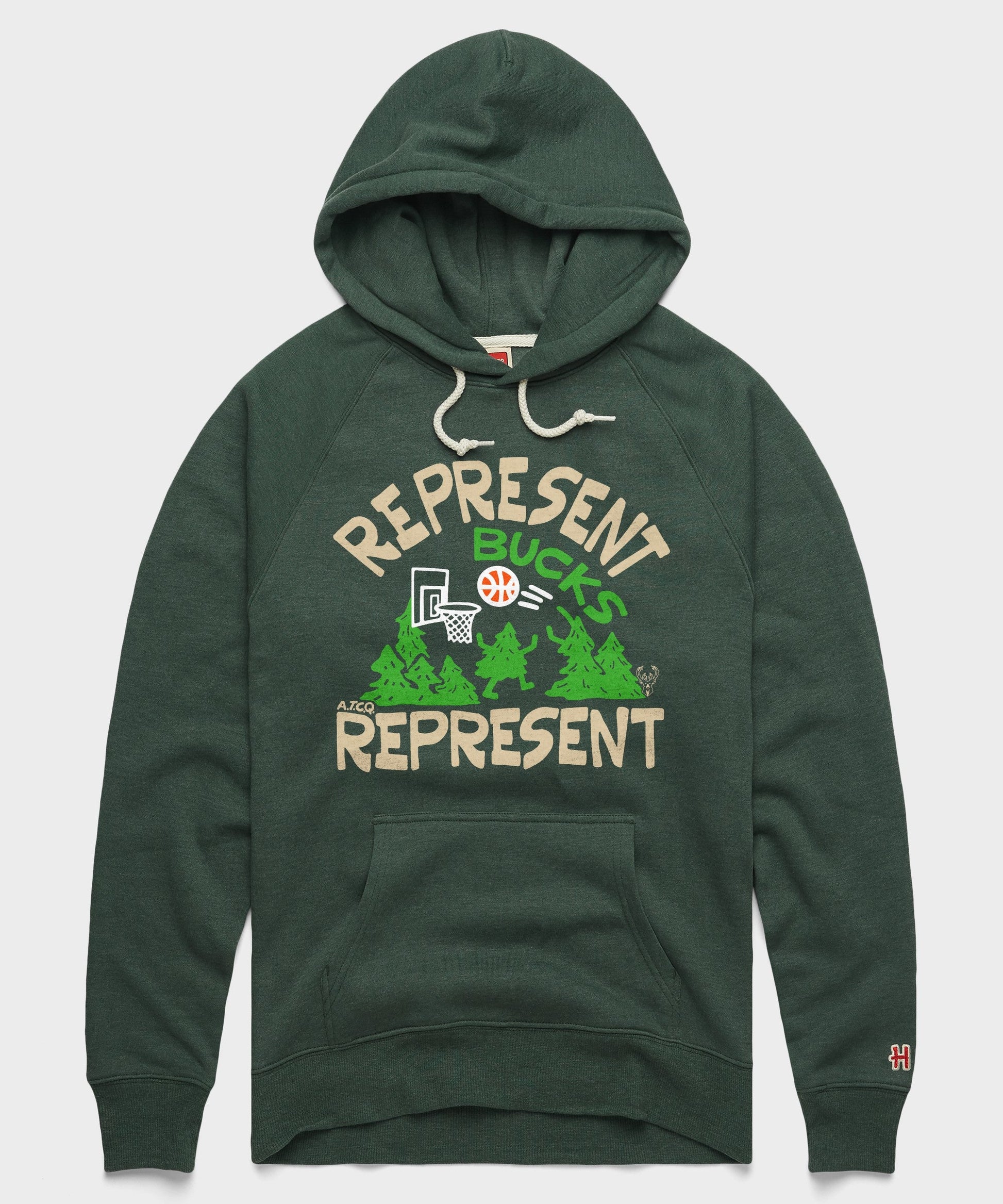 A Tribe Called Quest x Milwaukee Bucks Represent Hoodie