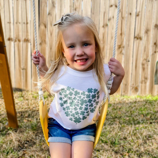 Shamrock Heart (Kids) - clothing by TeeHivey.com (Image 1)