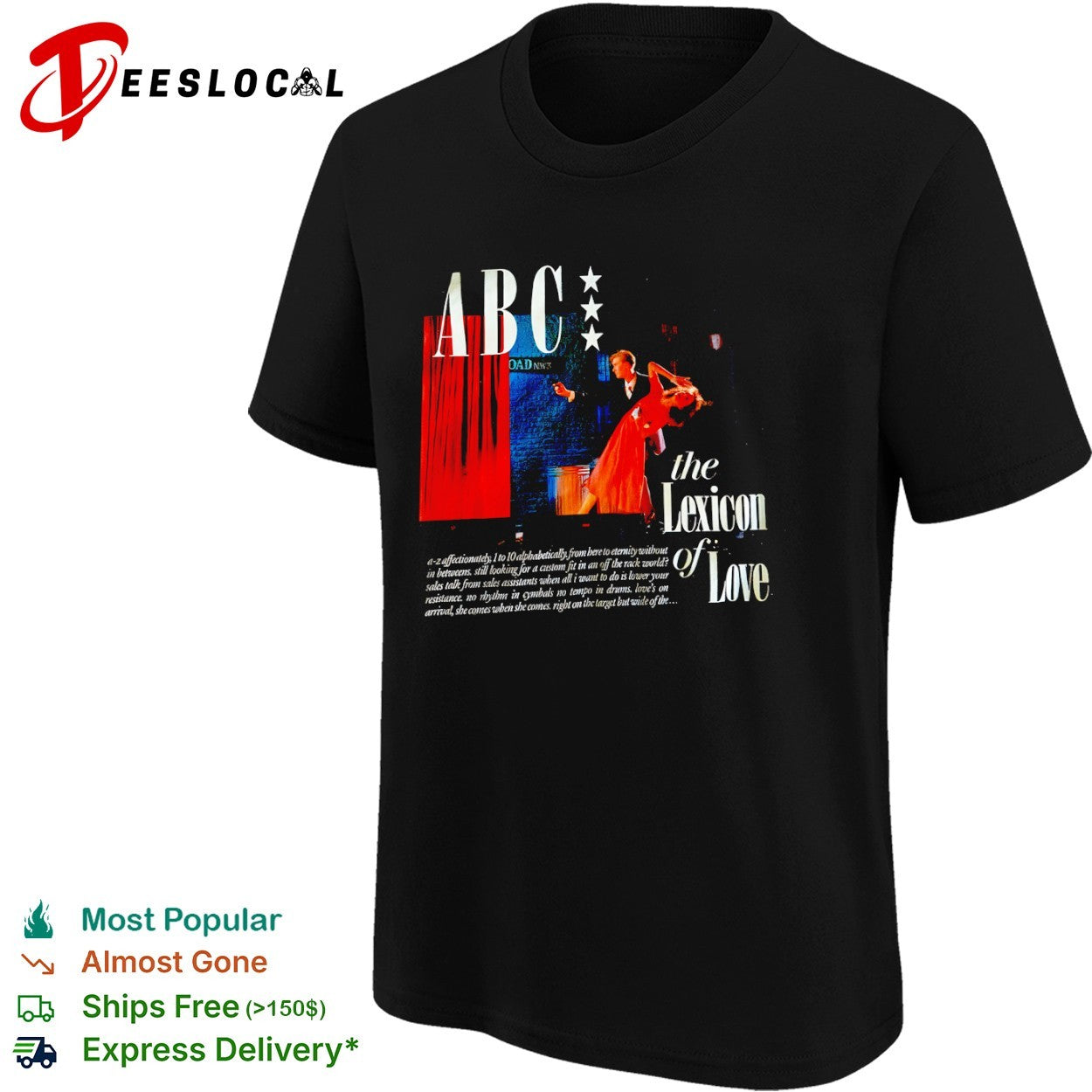 ABC the Lexicon of Love a z affectionately 1 to 10 alphabetically from here shirt
