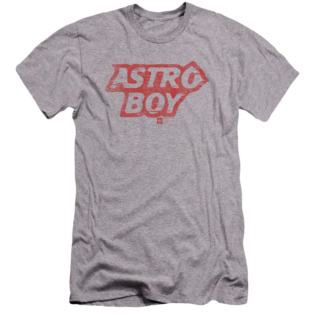 Astro Boy Logo Premium Bella Canvas Slim Fit Mens T Shirt Athletic Heather - clothing by TeeHivey.com
