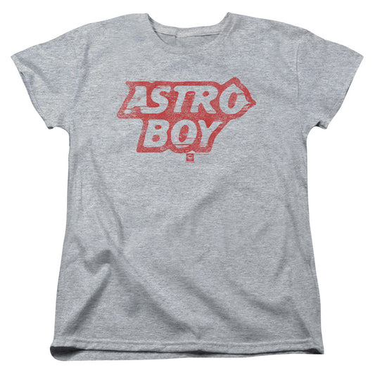 Astro Boy Logo Womens T Shirt Athletic Heather - clothing by TeeHivey.com