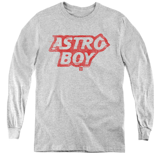 Astro Boy Logo Long Sleeve Kids Youth T Shirt Athletic Heather - clothing by TeeHivey.com
