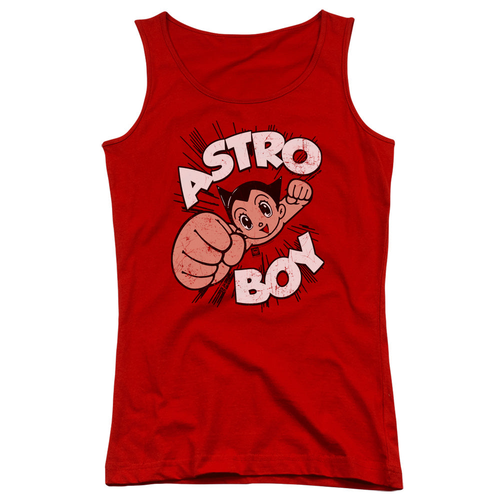 Astro Boy Flying Womens Tank Top Shirt Red - clothing by TeeHivey.com