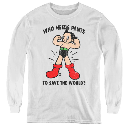Astro Boy Who Needs Parts Long Sleeve Kids Youth T Shirt White - clothing by TeeHivey.com