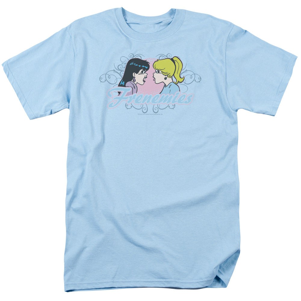 Archie Comics Frenemies Mens T Shirt Light Blue - clothing by TeeHivey.com