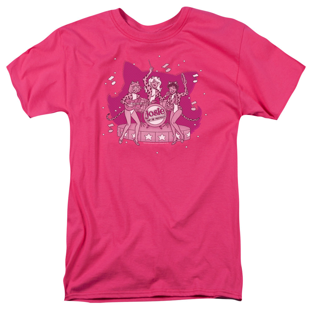 Archie Comics Kity Band Mens T Shirt Hot Pink - clothing by TeeHivey.com