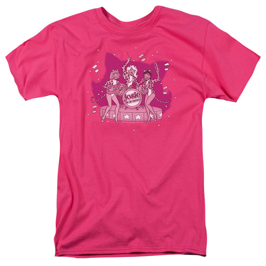Archie Comics Kity Band Mens T Shirt Hot Pink - clothing by TeeHivey.com