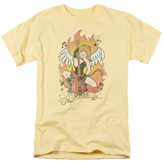 Archie Comics Josie Tattoo Mens T Shirt Yellow - clothing by TeeHivey.com