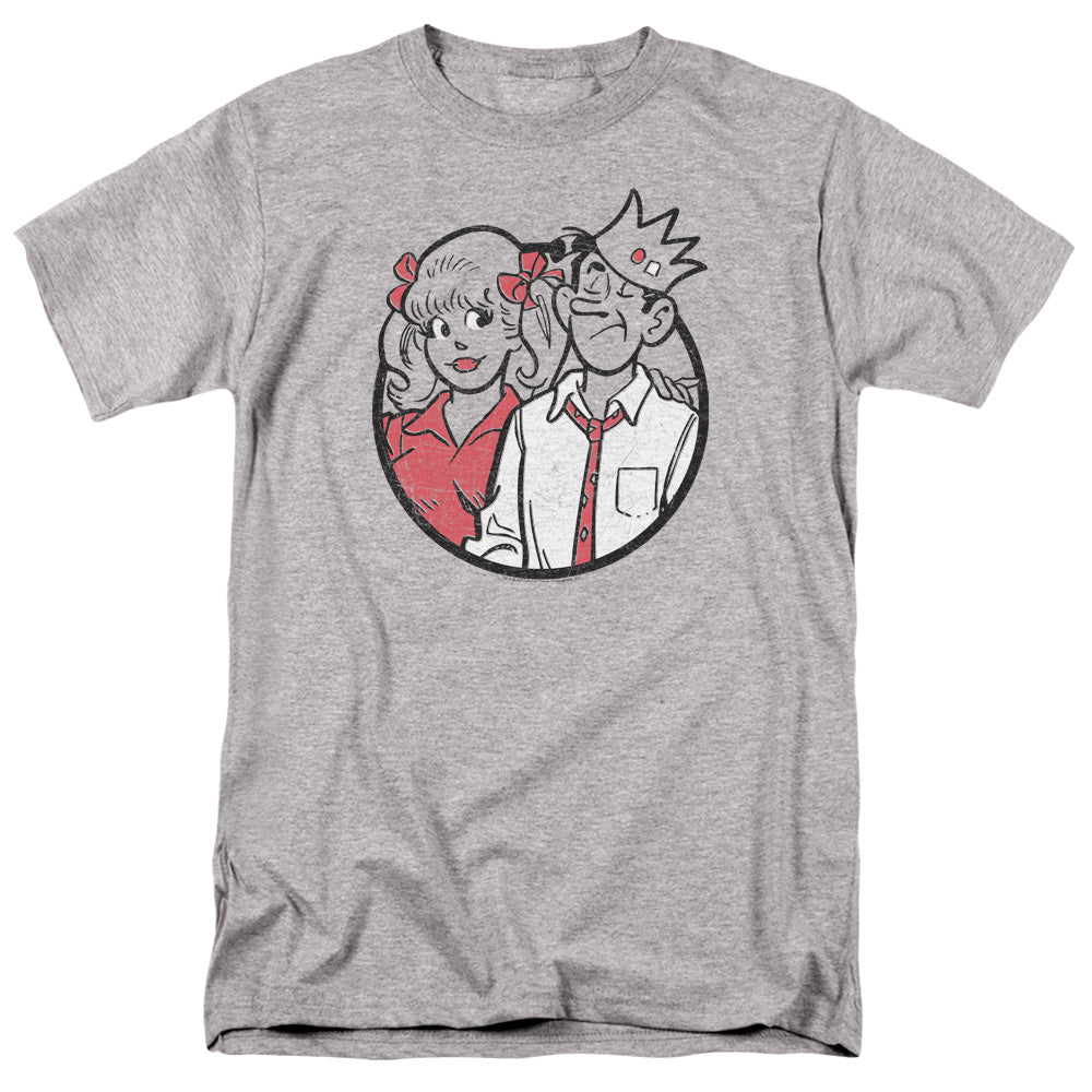 Archie Comics Betty And Jughead Mens T Shirt Athletic Heather - clothing by TeeHivey.com