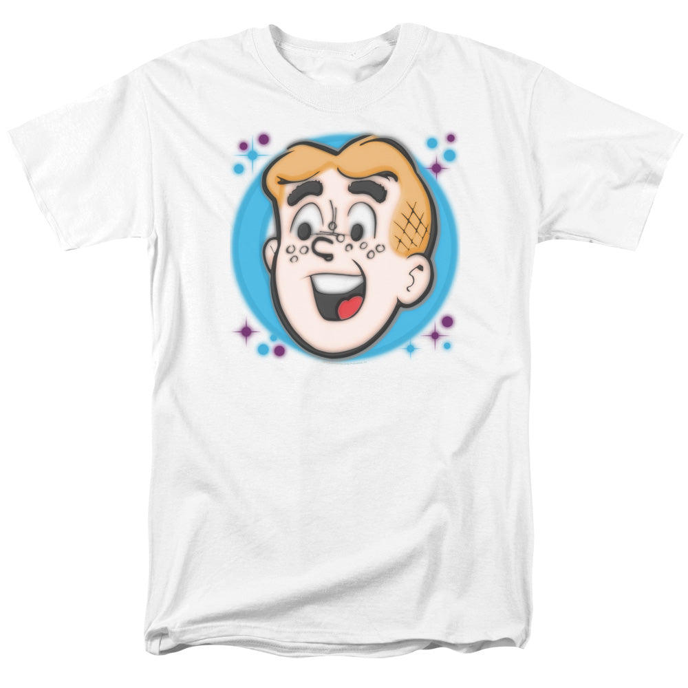 Archie Comics Airbrushed Archie Mens T Shirt White - clothing by TeeHivey.com