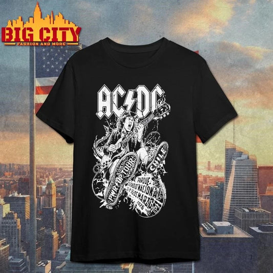 ACDC Chile Pwr Up Tour 2026 Venue Tee At Parque Estadio Nacional On March 11 15 2026 Santiago Chile Shirt