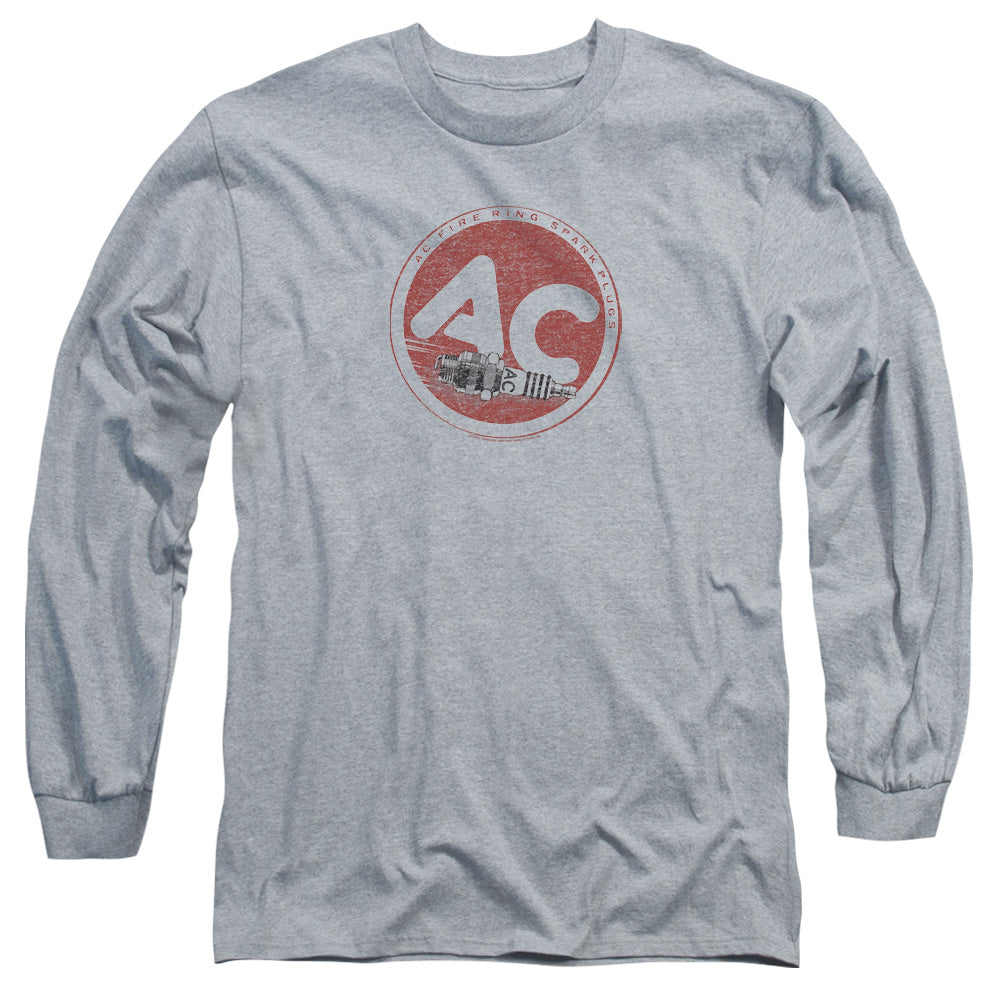 AC Delco AC Circle Mens Long Sleeve Shirt Athletic Heather