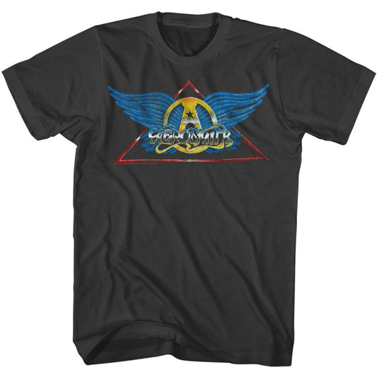 Aerosmith - Aerosmith - American Classics - Solid Gray Adult Short Sleeve T-Shirt
