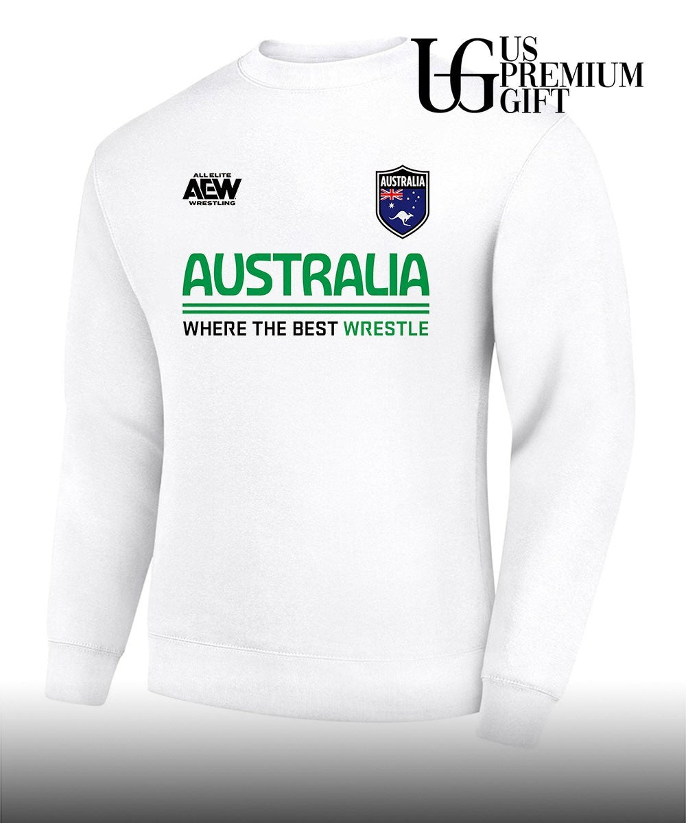 AEW Australia Where the Best Wrestle shirt