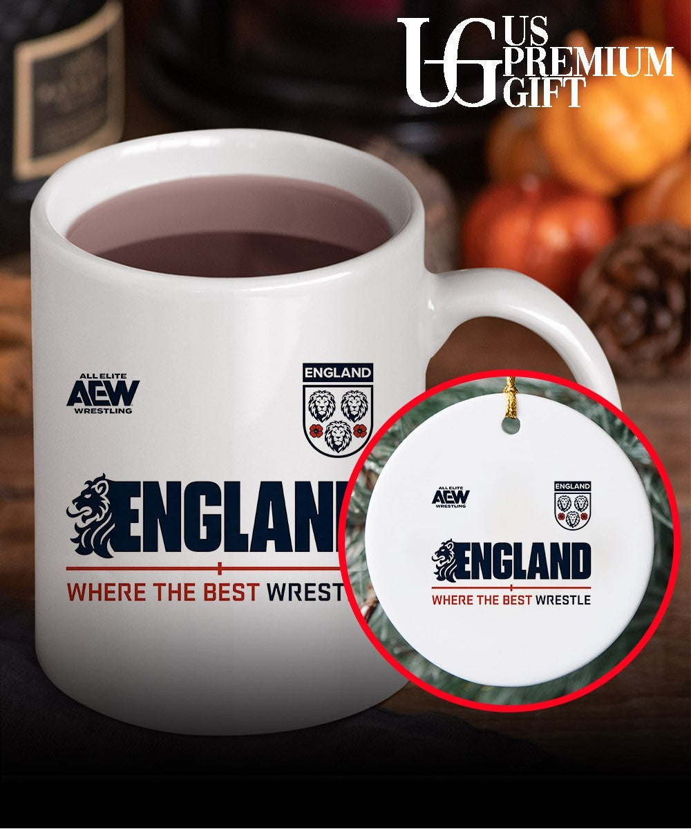 AEW England Where the Best Wrestle shirt