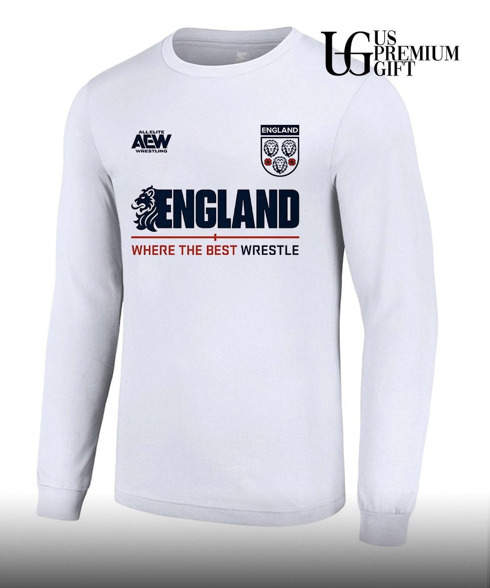AEW England Where the Best Wrestle shirt