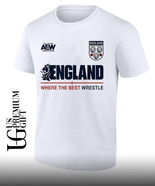 AEW England Where the Best Wrestle shirt