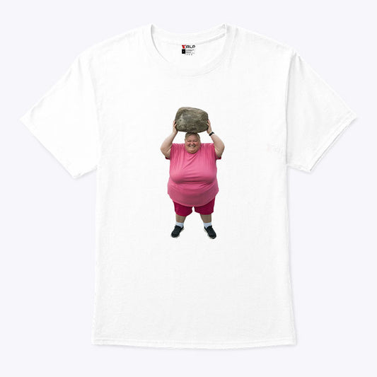 AI Glass Bridge Rock Lady T Shirt