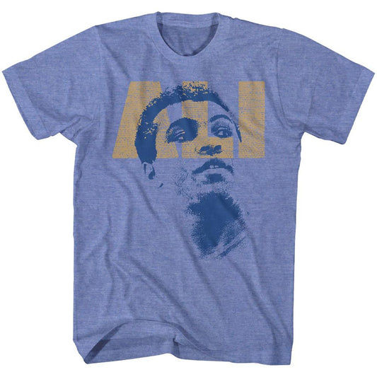 Muhammad Ali - Ali Look - Short Sleeve - Heather - Adult - T-Shirt - clothing by TeeHivey.com