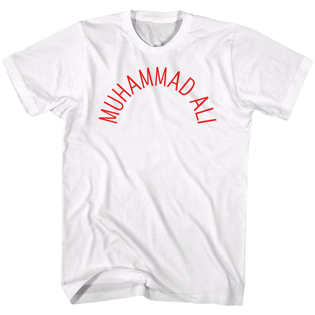 Muhammad Ali - Arch Text - Short Sleeve - Adult - T-Shirt - clothing by TeeHivey.com