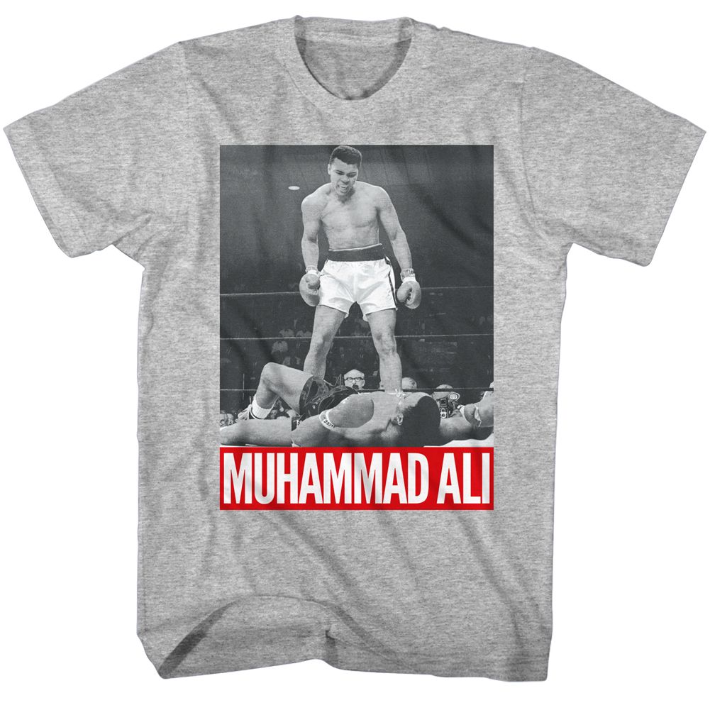 Muhammad Ali - Ali 1068 - Short Sleeve - Heather - Adult - T-Shirt - clothing by TeeHivey.com