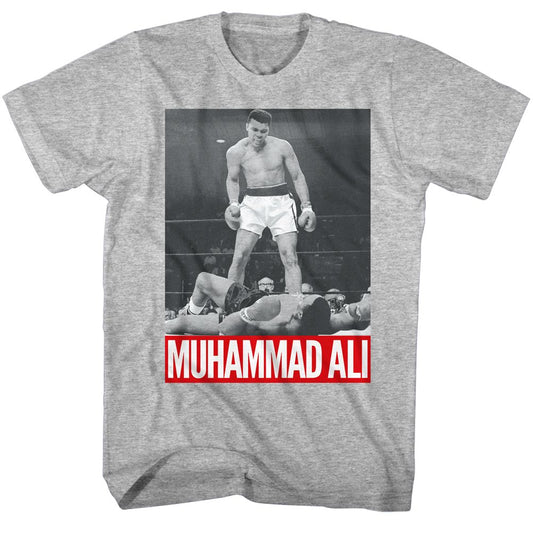 Muhammad Ali - Ali 1068 - Short Sleeve - Heather - Adult - T-Shirt - clothing by TeeHivey.com