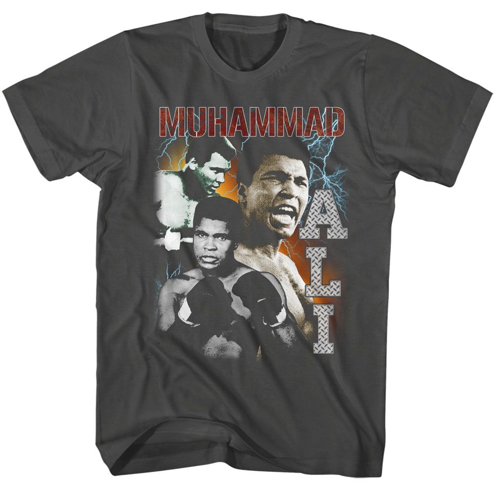 Muhammad Ali - Bootleg - American Classics - Solid Gray Adult Short Sleeve T-Shirt - clothing by TeeHivey.com (Image 1)