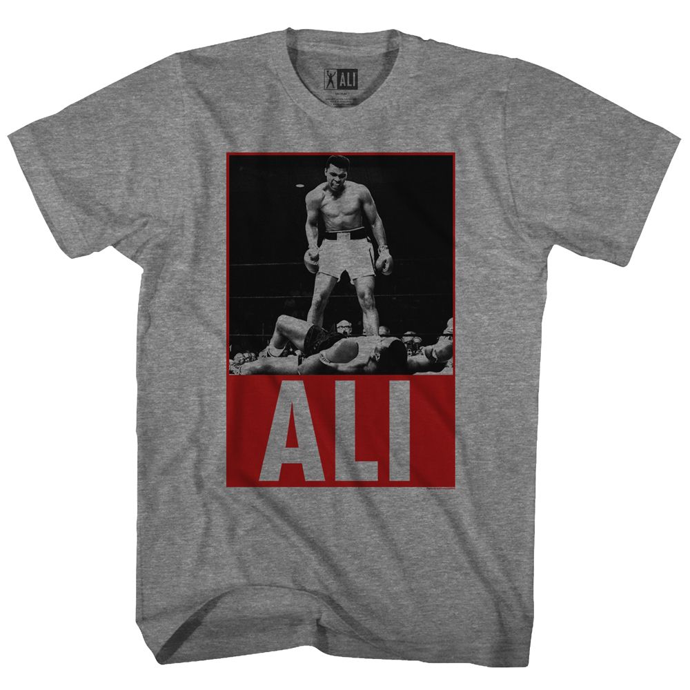 Muhammad Ali - Ali Liston - Short Sleeve - Heather - Adult - T-Shirt - clothing by TeeHivey.com
