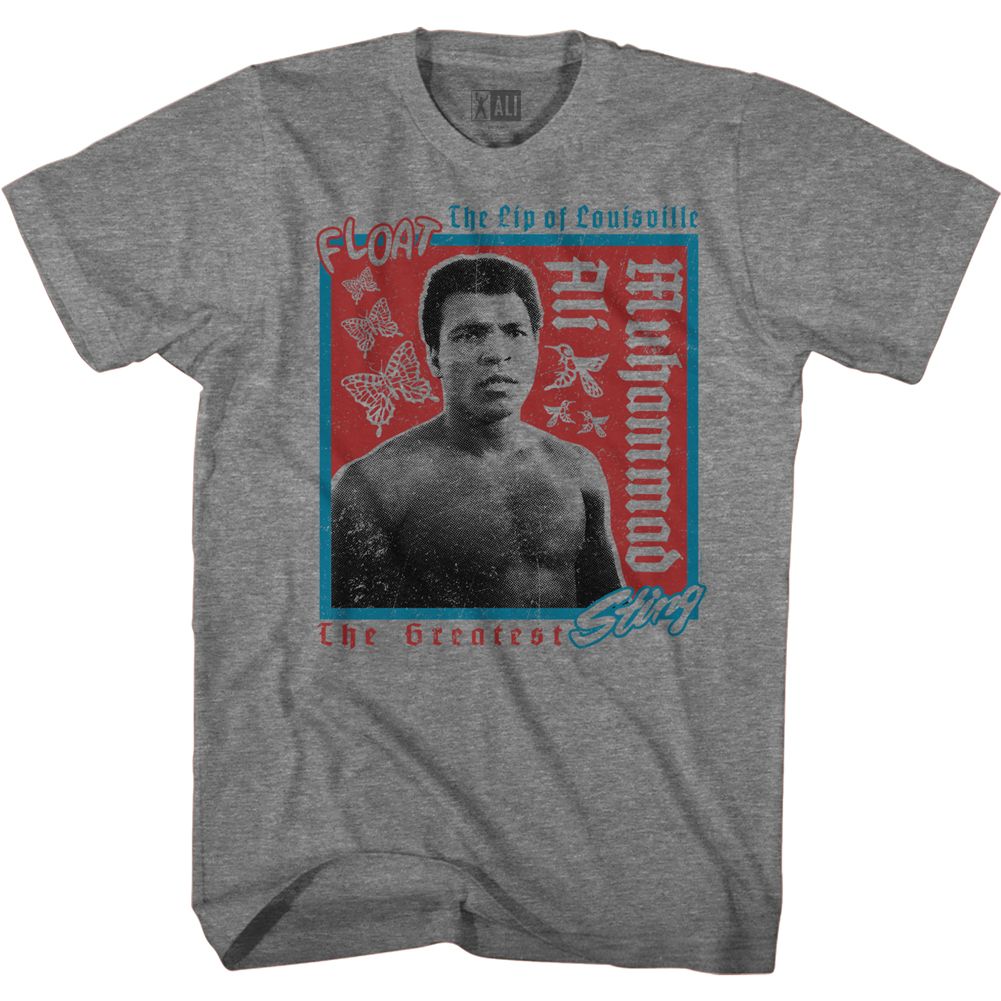 Muhammad Ali - The Lip Of Louisville - Short Sleeve - Heather - Adult - T-Shirt - clothing by TeeHivey.com