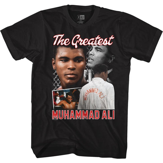 Muhammad Ali - Ali Script Collage - Short Sleeve - Adult - T-Shirt - clothing by TeeHivey.com