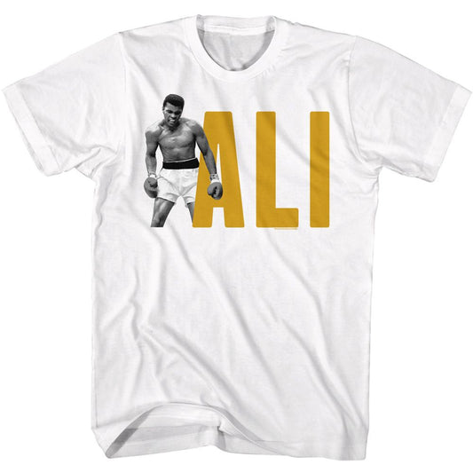 Muhammad Ali - Ali In Front Of Name - Short Sleeve - Adult - T-Shirt - clothing by TeeHivey.com