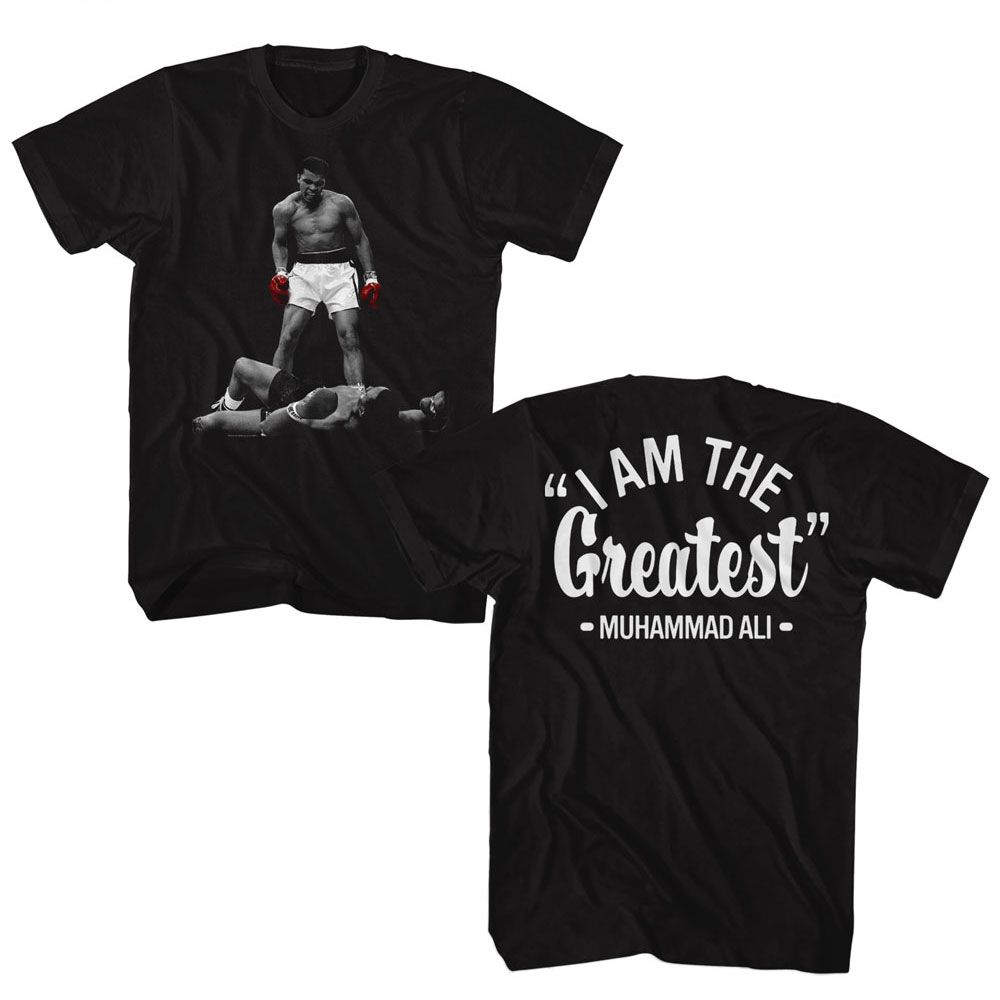 Muhammad Ali - Vs Liston Greatest - American Classics Adult Short Sleeve T-Shirt - clothing by TeeHivey.com (Image 1)