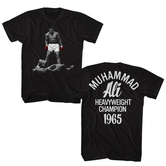 Muhammad Ali Vs Liston 1965 Champ American Classics Adult Short Sleeve T-Shirt - clothing by TeeHivey.com (Image 1)
