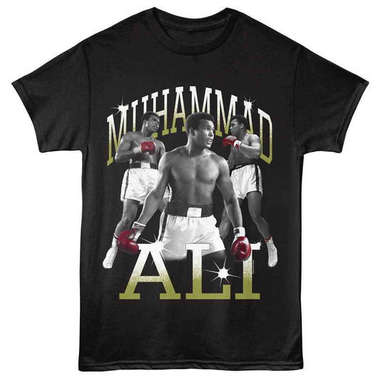 Muhammad Ali - Shining - American Classics - Black Adult Short Sleeve T-Shirt - clothing by TeeHivey.com (Image 1)