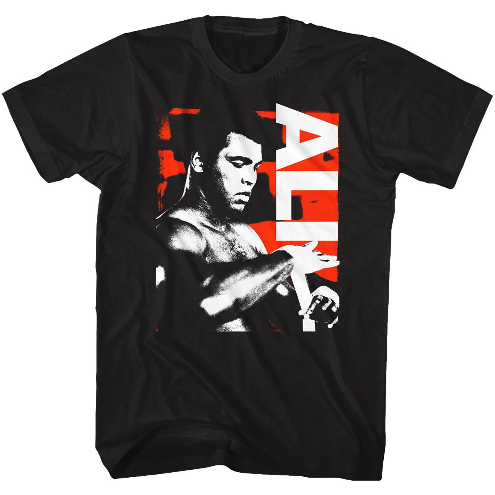 Muhammad Ali - Getting Ready - Short Sleeve - Adult - T-Shirt - clothing by TeeHivey.com