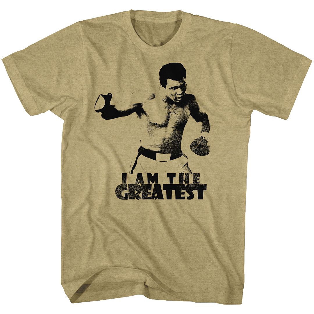 Muhammad Ali - I Am The Greatest - Short Sleeve - Heather - Adult - T-Shirt - clothing by TeeHivey.com