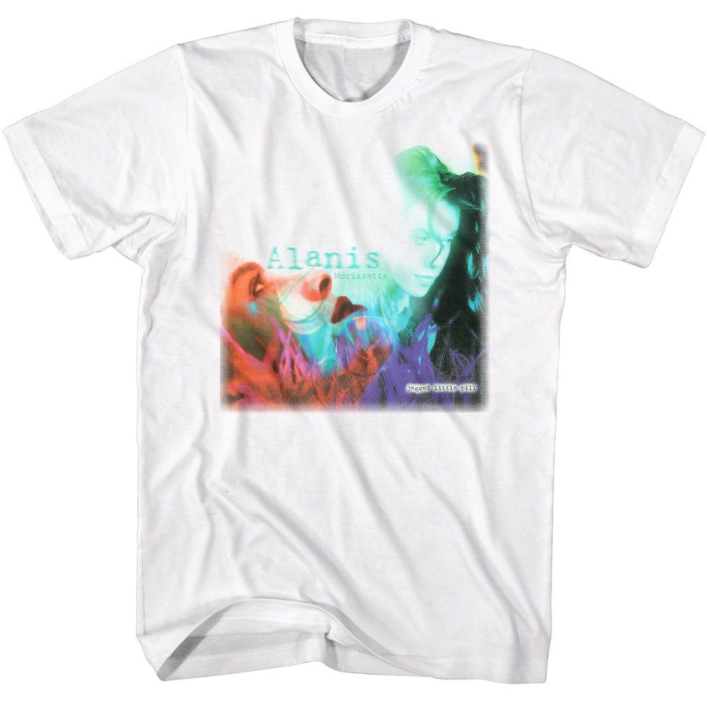Alanis Morissette - Jagged Little Pill Album - American Classics - Solid White Adult Short Sleeve T-Shirt