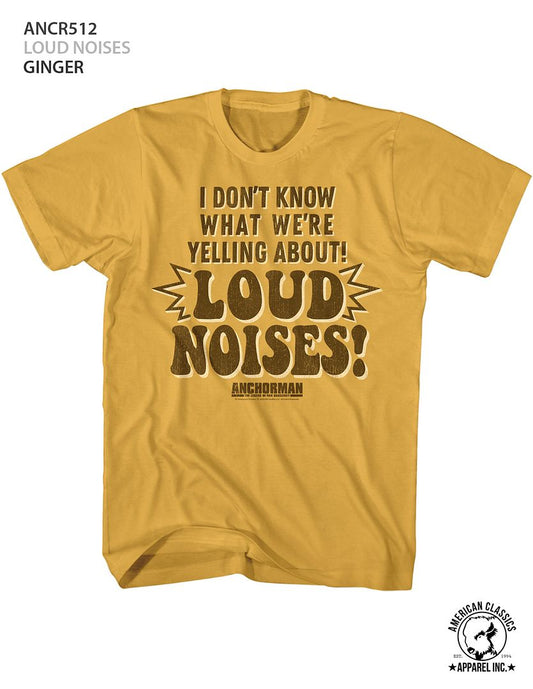 Anchorman - Loud Noises - Short Sleeve - Adult - T-Shirt - clothing by TeeHivey.com