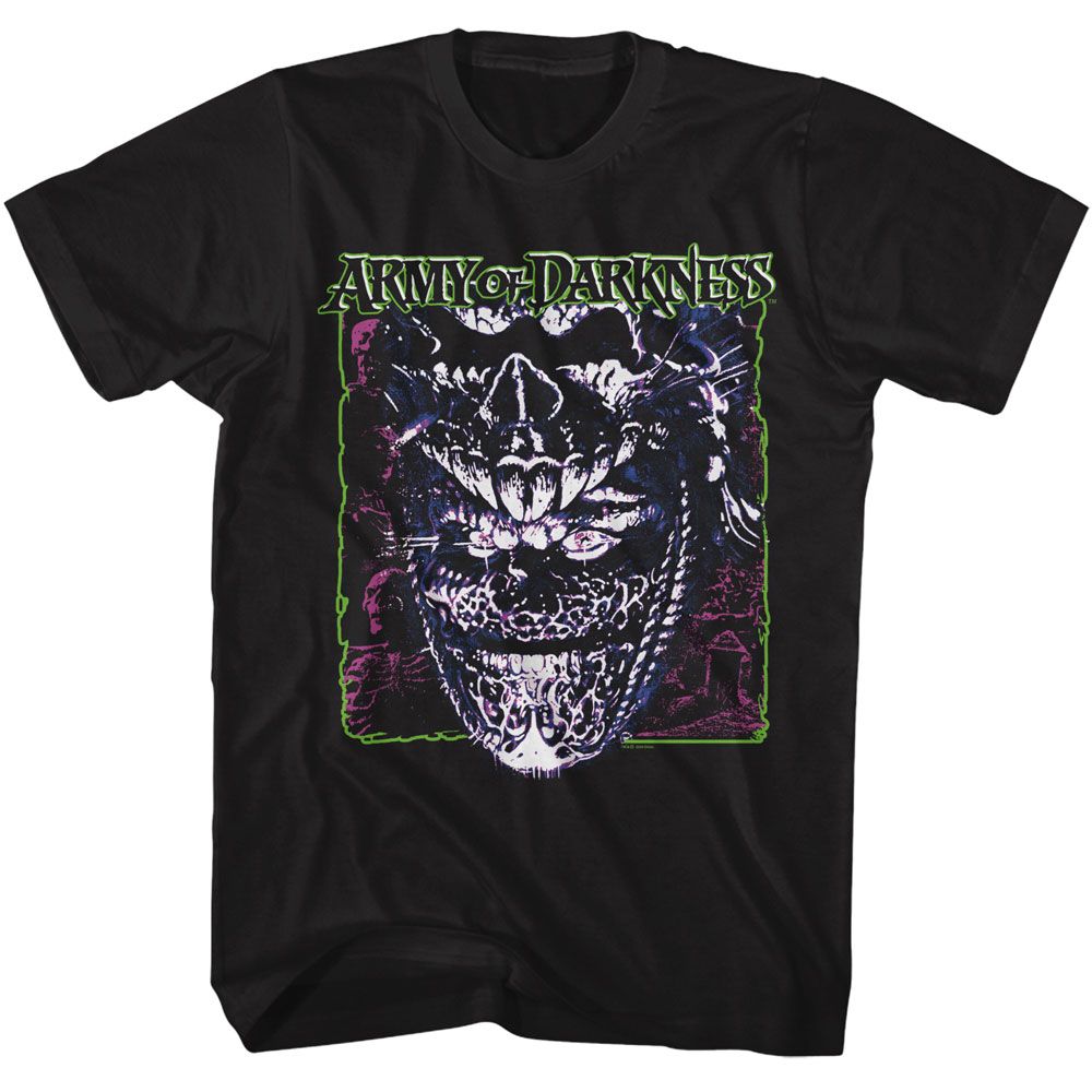 Army Of Darkness - Bad Ash - American Classics - Solid Black Adult Short Sleeve T-Shirt