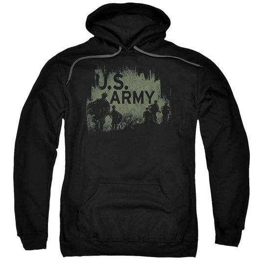 Army Soldiers Mens Hoodie Black - clothing by TeeHivey.com (Image 1)