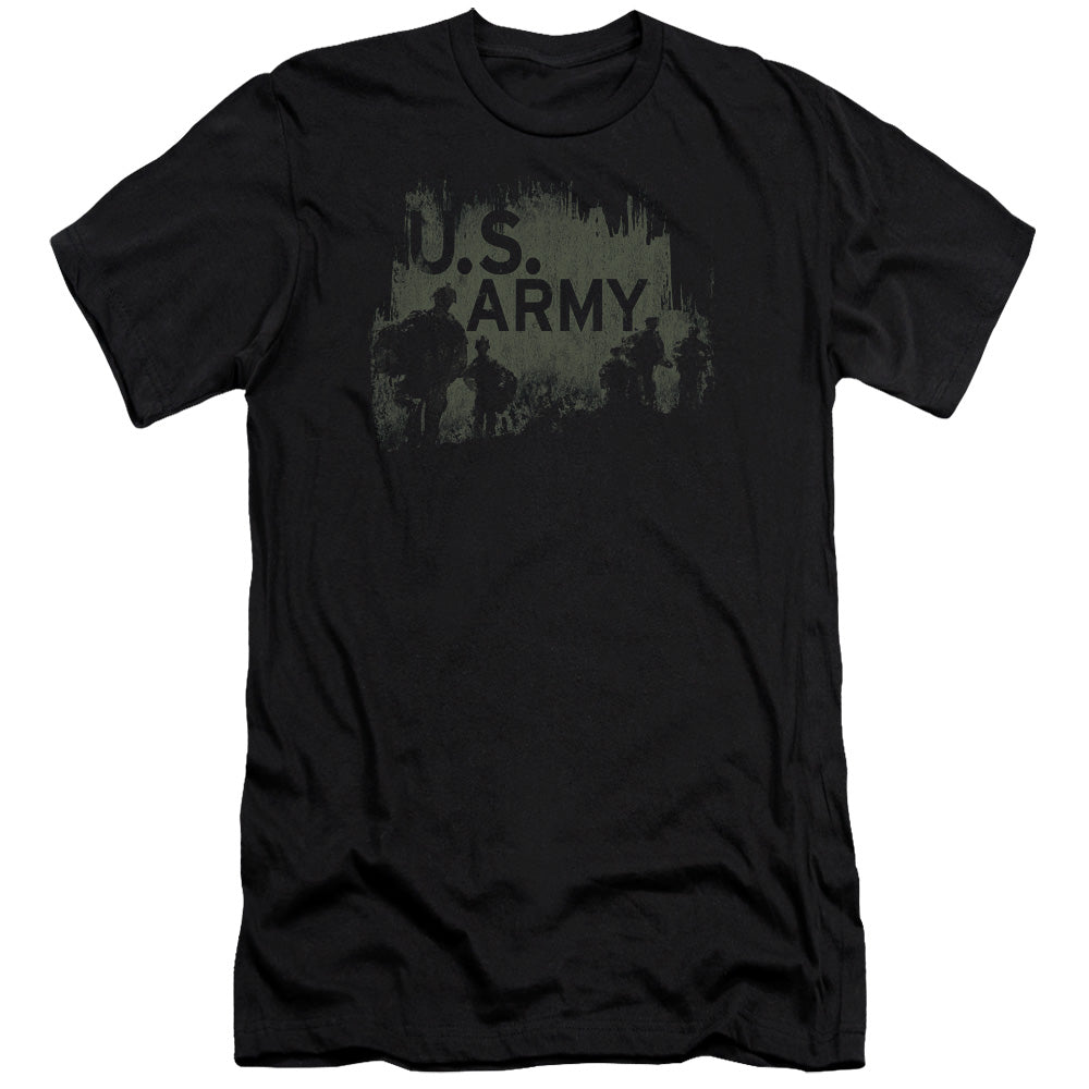 Army Soldiers Slim Fit Mens T Shirt Black - clothing by TeeHivey.com