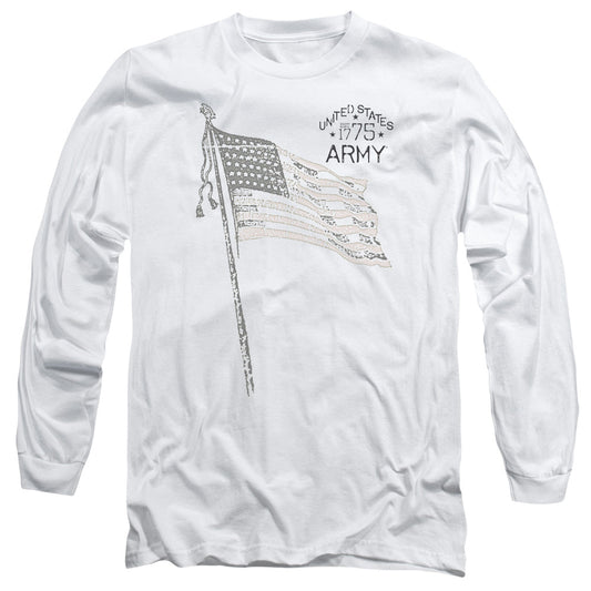 Army Tristar Mens Long Sleeve Shirt White - clothing by TeeHivey.com (Image 1)