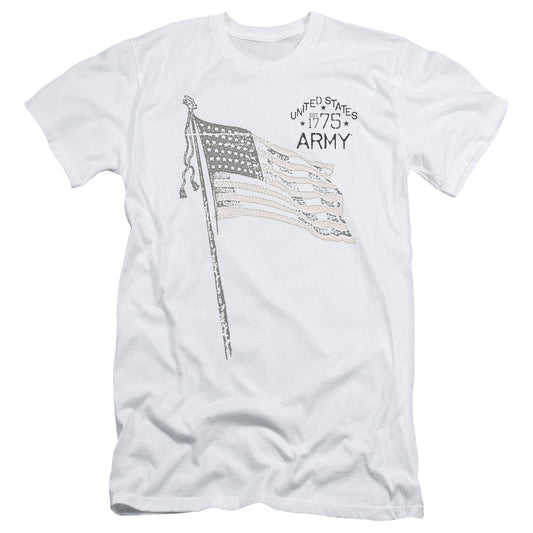 Army Tristar Slim Fit Mens T Shirt White - clothing by TeeHivey.com