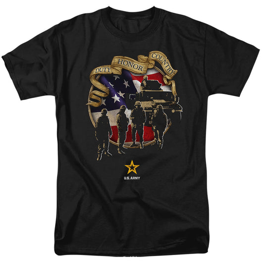 Army Duty Honor Country Mens T Shirt Black - clothing by TeeHivey.com