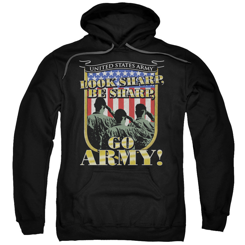 Army Go Army Mens Hoodie Black - clothing by TeeHivey.com (Image 1)