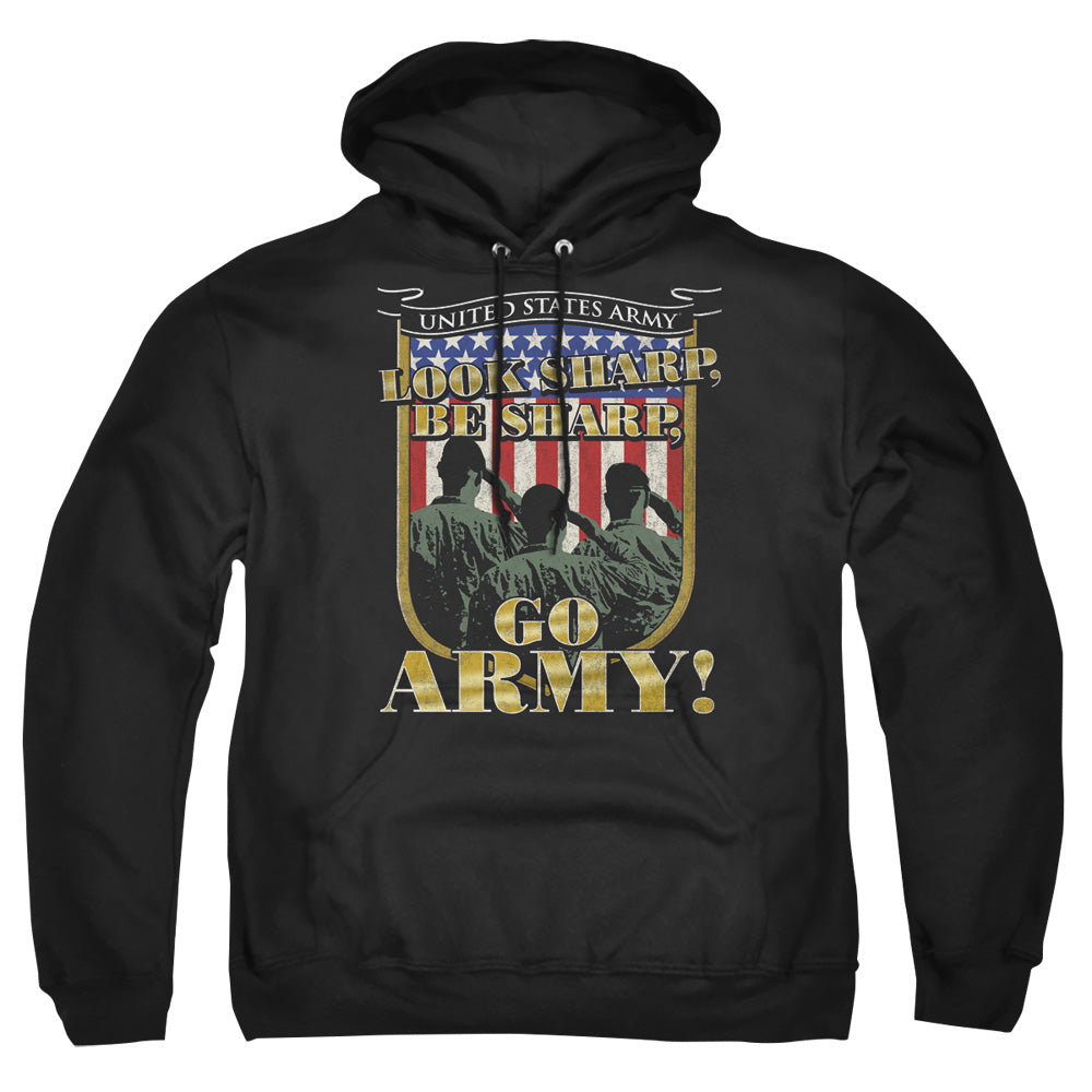 Army Go Army Mens Hoodie Black - clothing by TeeHivey.com (Image 2)