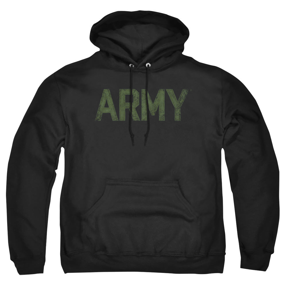 Army Type Mens Hoodie Black - clothing by TeeHivey.com (Image 2)